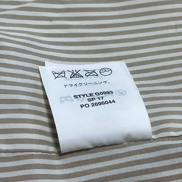 J Crew Campbell Tan 100% Linen Blazer Single Nautical Button G0993 Size 6 - Picture 6 of 7